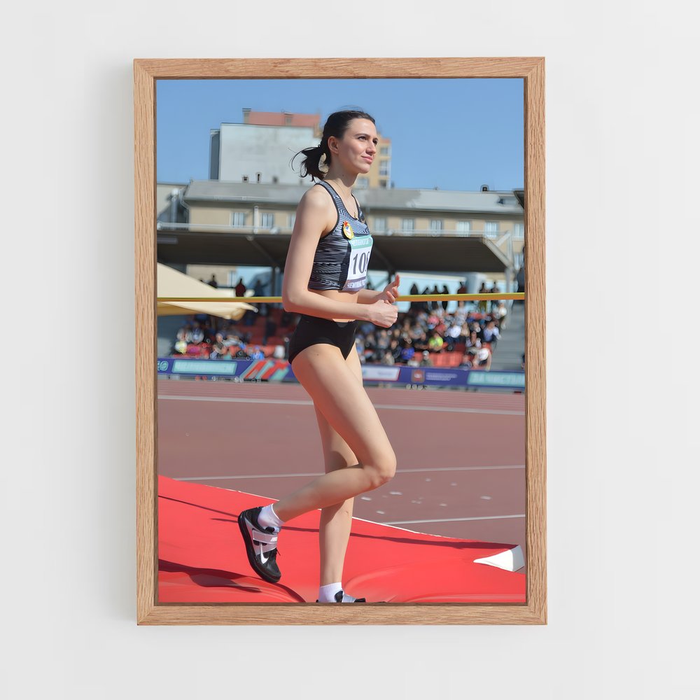 Poster En Courant Vers L'Excellence – affiche Athlétisme (vue 4)